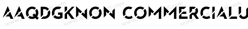 AaQDGKNon CommercialUse字体转换